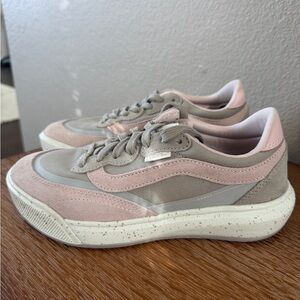 Vans Women’s Pink and Taupe UltraRange Sneakers